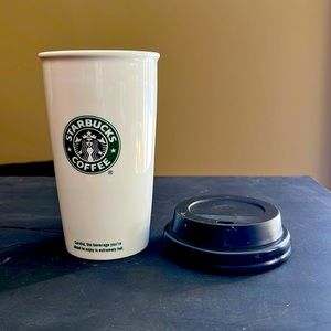 Starbucks Ceramic cup with lid 2007